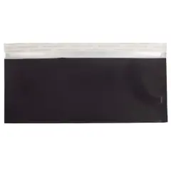 JAM Paper 4" x 9.5" Foil Business Envelopes, 25ct. Black