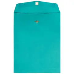 JAM Paper 10" x 13" Colored Open End Catalog Envelopes, 25ct. Sea Blue