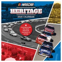 TF Publishing 2025 Nascar Heritage Wall Calendar