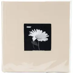 Pioneer&reg; Biscotti Beige Cloth Frame Photo Album, 9" x 9"