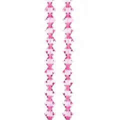 Preciosa Glass Crystal Bicone Beads, 6mm by Bead Landing&trade; Rose