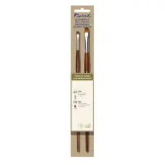 Raphael Essentials Acrylic & Watercolor For Backgrounds 2-Piece Brush Set