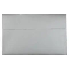 JAM Paper A10 Metallic Invitation Envelopes, 25ct. Silver Stardream