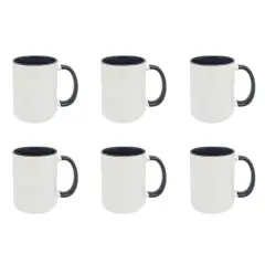 11.8oz. 2-Tone Ceramic Sublimation Mugs, 6ct. by Make Market&reg;