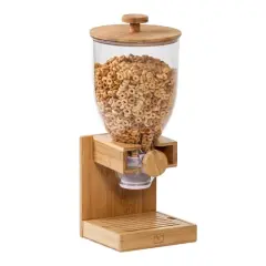 Natural Bamboo Cereal Dispenser