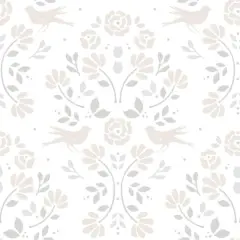 RoomMates Rose Lindo Woodland Peel & Stick Wallpaper Gray