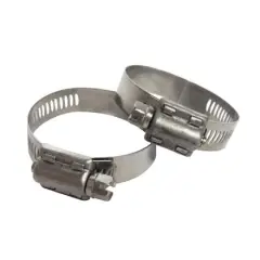 Swim Central 2.5" Silver Hose Clamps, 2ct.