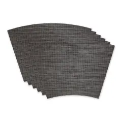 DII&reg; Tweed Wedge Table Placemats, 6ct. Gray