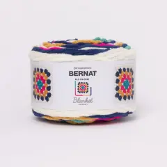 Bernat&reg; All in One&trade; Blanket Granny&trade; Yarn Retro Pop