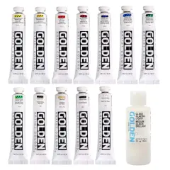 Golden&reg; Heavy Body Acrylic 12 Color Mixing Set