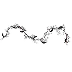 6ft. Orange LED Lighted Branch String Lights with Bats by Ashland&reg;