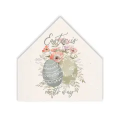 Bunny Bait Carrots 2 12" x 12" House Shaped Canvas