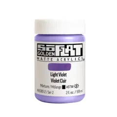 Golden&reg; 2oz. SoFlat Matte Acrylic Paint Light Violet