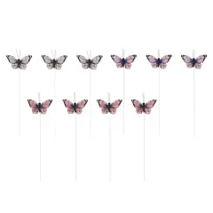 Pink Feather Butterflies, 10ct. by Ashland&reg;