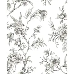 NuWallpaper Charcoal Longwood Peel & Stick Wallpaper