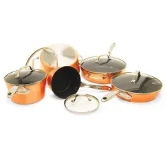THE ROCK by Starfrit 10-Piece Copper Cookware Set