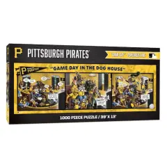 MLB Game Day in the Dog House 1,000 Piece Puzzle Pittsburgh Pirates