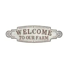 Brown Metal Farmhouse Sign Wall D&eacute;cor