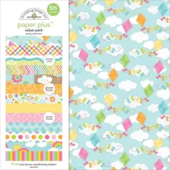 Doodlebug Spring Paper Plus Value Pack, 12" x 12"