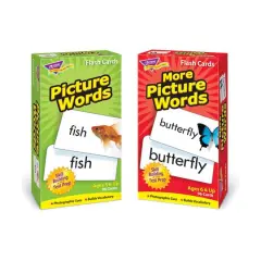 Trend Enterprises&reg; Picture Words Skill Drill Flash Cards Assortment