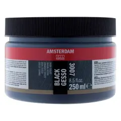 Amsterdam 250ml Black Gesso