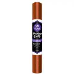 PA Vinyl Glitter Texture Iron On Stretch Vinyl Orange