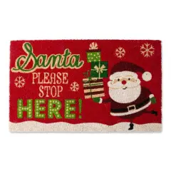 DII&reg; Santa Please Stop Here Doormat