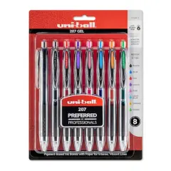 Uni-Ball&reg; Signo&trade; 207 8 Color Gel Pen Set