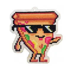Wizardi Diamond Painting Kit Pizza Slice