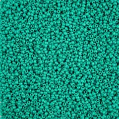 John Bead Terra Intensive 10/0 Czech Glass Seed Beads, 500g Dark Green Matte