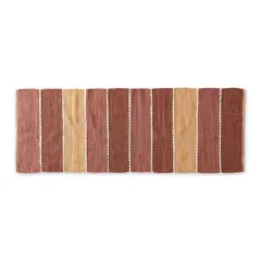 DII&reg; Color Block Cotton Chindi Rug, 2ft. x 3" x 6ft. Spice