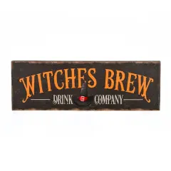 24" Halloween &ldquo;Witches Brew" Wood Wall Sign