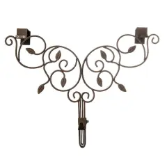 Village Lighting Adjustable Ivy Wreath Hanger Brown