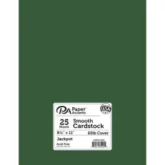 PA Paper&trade; Accents 8.5" x 11" 65lb. Smooth Cardstock, 25 Sheets Jackpot