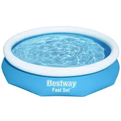 Bestway Fast Set 10ft. Wide Round Inflatable Pool Set