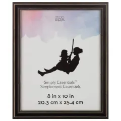 Simply Essentials&trade; Distressed Black Wood Frame by Studio D&eacute;cor&reg;