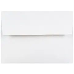 JAM Paper 4.375" x 5.75" White Invitation Envelopes