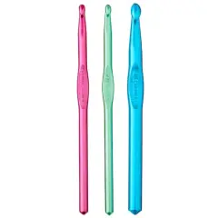 Aluminum Crochet Hook Set by Loops & Threads&reg;, J/K/N