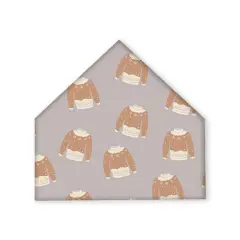 Sweater Weather 12x12 House Shaped Canvas