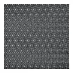 Monochromatic Flowers 10" x 10"Cotton Twill Napkin