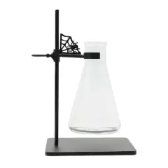 8.5" Erlenmeyer Glass Flask with Black Stand by Ashland&reg;