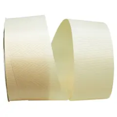 The Ribbon Roll 2.25" x 50yd. Grosgrain Allure Solid Ribbon Ivory