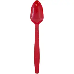 JAM Paper Red Spoons, 100ct.