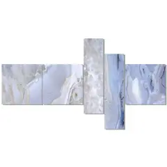 Designart - Agate Stone Background - Abstract Canvas Wall Art Print
