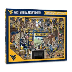 College Barnyard Fans 500 Piece Puzzle West Virginia Mountaineers