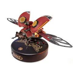 ROKR&reg; Mechanical Age Scout Beetle LED 3D Puzzle Kit