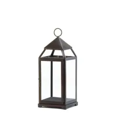 18'' Bronze Contemporary Lantern