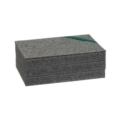 Household Essentials 3-Tier Jewelry Tray Gray