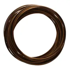The Beadsmith&reg; Wire Elements&trade; 21 Gauge Tarnish Resistant Square Soft Temper Wire, 7yd. Vintage Bronze