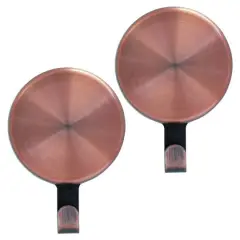 Haute Decor Attract&trade; Brushed Copper Magnetic Wreath Hanger, 2ct.